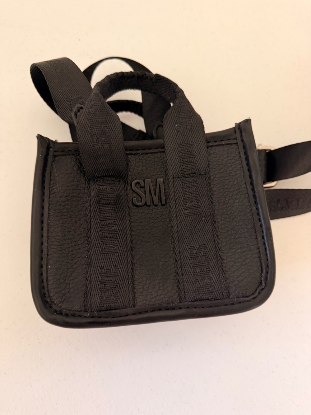 Steve Madden Black Mini Tote Crossbody